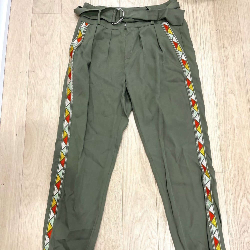 Dress up Joggers with Embroidery